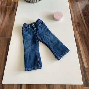 Fleece lined denim